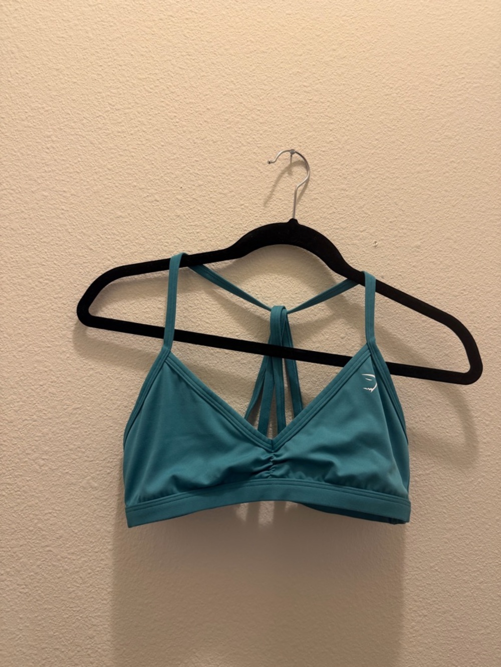 Gymshark Teal Minimal Sports Bra - Picture 2 of 5
